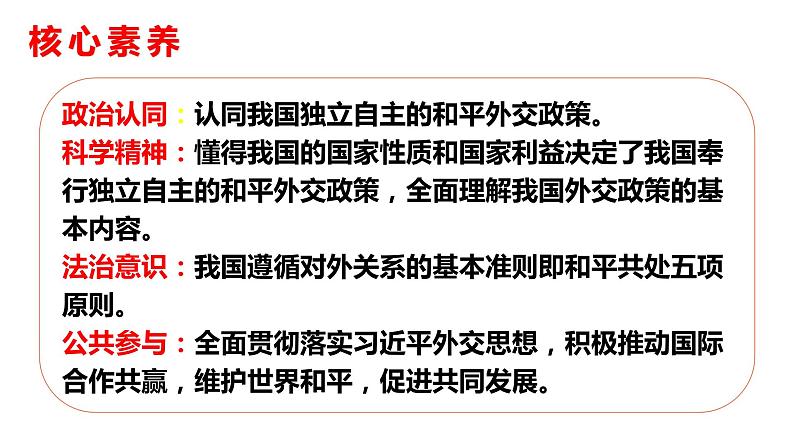 2023-2024学年统编版选择性必修1《当代国际政治与经济》课件 5.1中国外交政策的形成与发展第2页