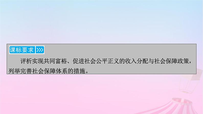 新教材适用2023_2024学年高中政治第2单元经济发展与社会进步第4课我国的个人收入分配与社会保障第2框我国的社会保障课件部编版必修2第5页