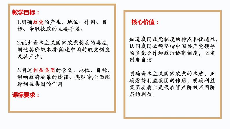 1.3政党和利益集团2023-2024学年高二政治教学课件（统编版选择性必修1）第2页