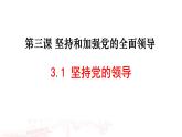 3.1 坚持党的领导 课件-2023-2024学年高中政治统编版必修三政治与法治