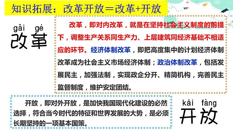 3.1伟大的改革开放课件-2023-2024学年高中政治统编版必修一中国特色社会主义05