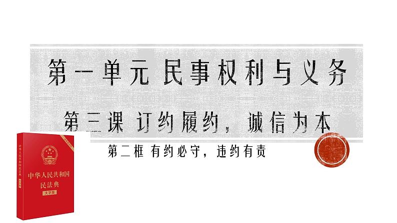 3.2 有约必守，违约有责（课件）-高二政治《法律与生活》（统编版选择性必修2）01