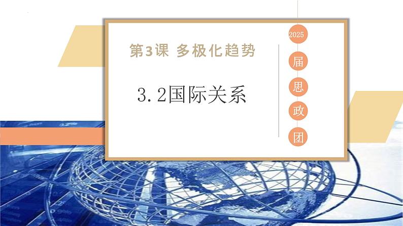 3.2+国际关系2023-2024学年高二政治教学课件（统编版选择性必修1）第1页