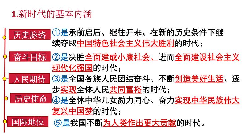 4.1+中国特色社会主义进入新时代+课件-2023-2024学年高中政治统编版必修一中国特色社会主义第4页