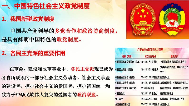 6.1中国共产党领导的多党合作和政治协商制度2023-2024学年高一政治《政治与法治》课件（统编版必修3）第5页