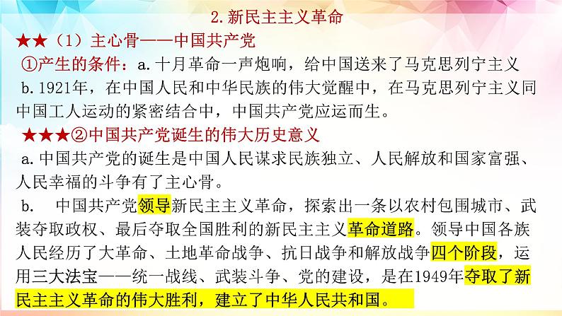 第二课只有社会主义才能救中国学考复习课件-2023-2024学年高中政治统编版必修一06