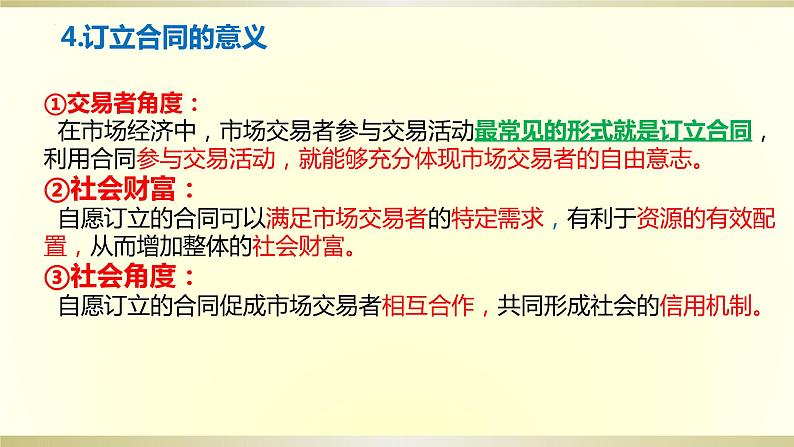 第三课 订约履约 诚信为本 课件-2024届高考政治一轮复习统编版选择性必修二法律与生活第6页