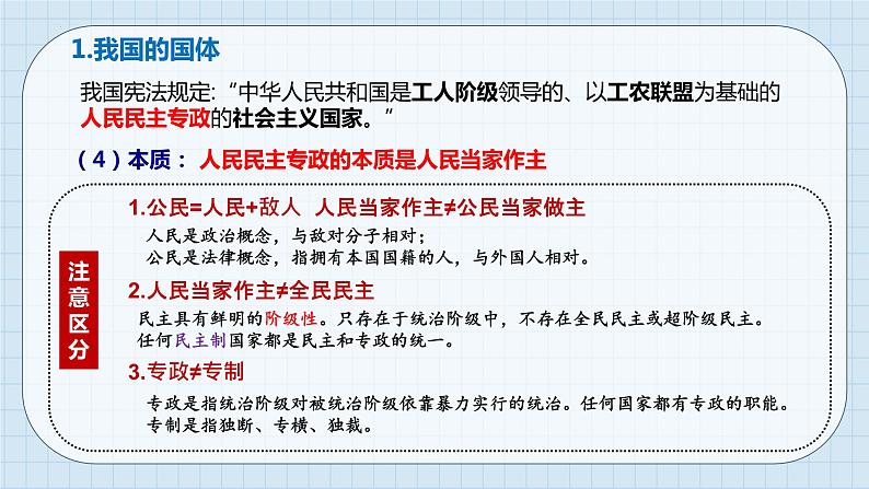 第四课 人民民主专政的社会主义国家 课件-2024届高考政治一轮复习统编版必修三政治与法治第6页