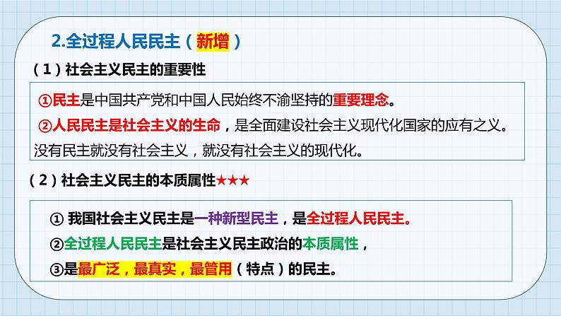 第四课 人民民主专政的社会主义国家 课件-2024届高考政治一轮复习统编版必修三政治与法治第7页