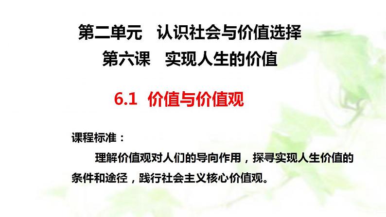 第六课 实现人生的价值 课件-2024届高考政治一轮复习统编版必修四哲学与文化第3页