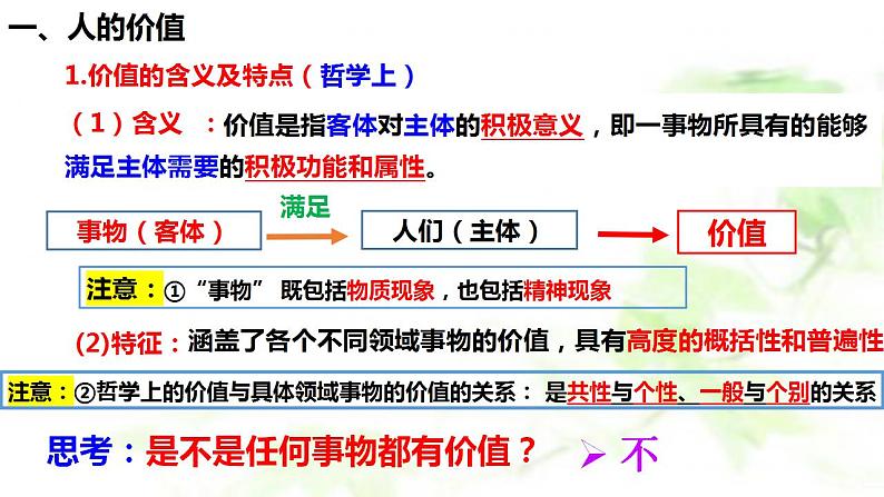 第六课 实现人生的价值 课件-2024届高考政治一轮复习统编版必修四哲学与文化第7页