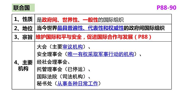 第四单元 国际组织 课件-2024届高考政治一轮复习统编版选择性必修一当代国际政治与经济07