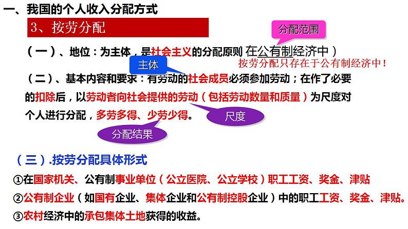 第四课 我国的个人收入分配与社会保障课件-2024届高考政治一轮复习统编版必修二经济与社会第5页