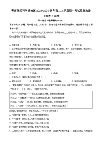 2024北京怀柔区青苗学校高二上学期期中政治试题含解析