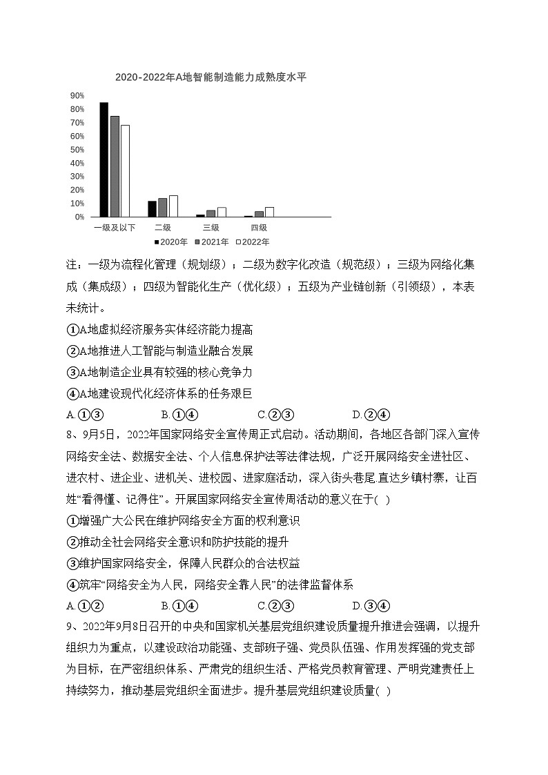 海南省海口市龙华区海南华侨中学2023届高三二模政治试题(含答案)03