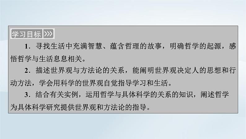 新教材适用2023_2024学年高中政治第1单元探索世界与把握规律第1课时代精神的精华第1框追求智慧的学问课件部编版必修408