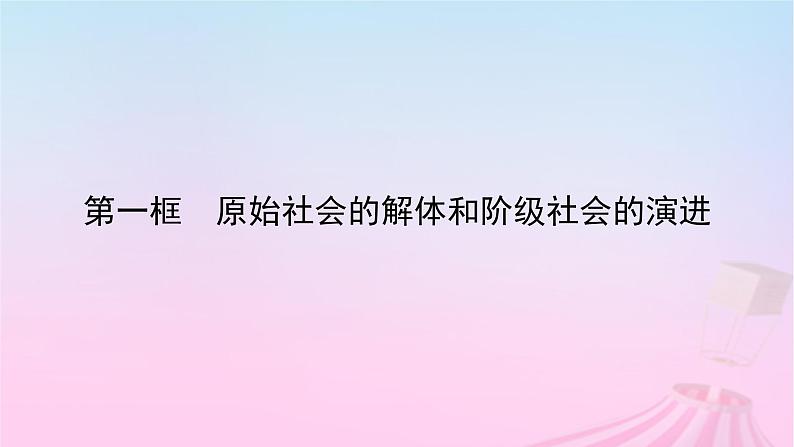 新教材适用2023_2024学年高中政治第1课社会主义从空想到科学从理论到实践的发展第1框原始社会的解体和阶级社会的演进课件部编版必修1第2页