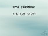 新教材适用2023_2024学年高中政治第1单元各具特色的国家第2课国家的结构形式第1框主权统一与政权分层课件部编版选择性必修1