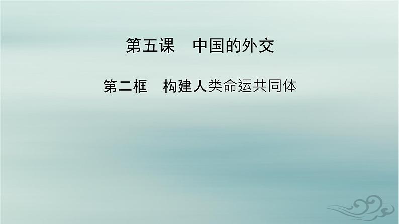 新教材适用2023_2024学年高中政治第2单元世界多极化第5课中国的外交第2框构建人类命运共同体课件部编版选择性必修1第2页