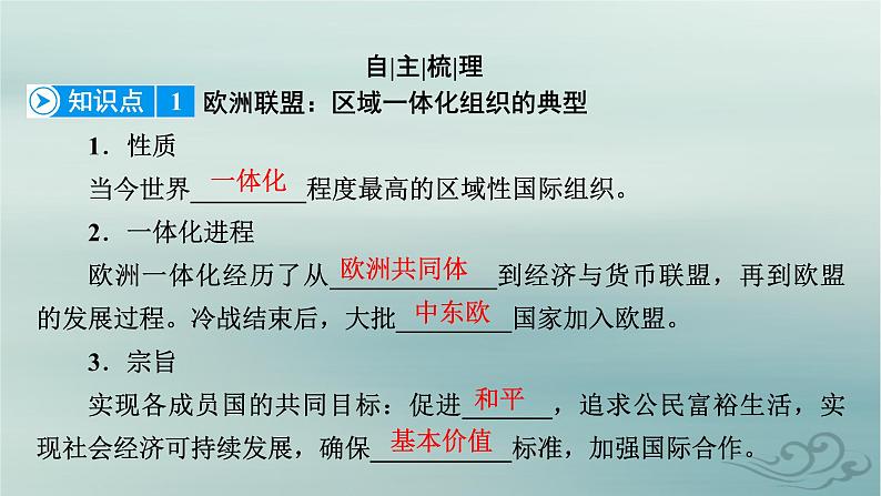 新教材适用2023_2024学年高中政治第4单元国际组织第8课主要的国际组织第3框区域性国际组织课件部编版选择性必修1第7页