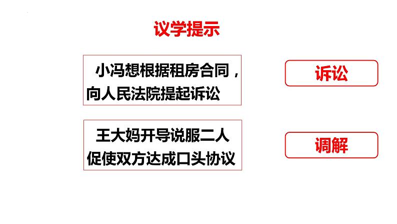 第九课　纠纷的多元解决方式 课件-2024届高考政治一轮复习统编版选择性必修二法律与生活07