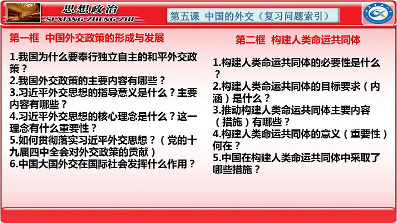 第五课 中国的外交课件-2024届高考政治一轮复习统编版选择性必修一当代国际政治与经济第4页