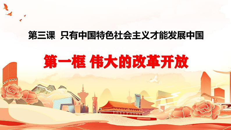 3.1 伟大的改革开放-2023-2024学年高一政治精品同步课件（统编版必修1）第2页