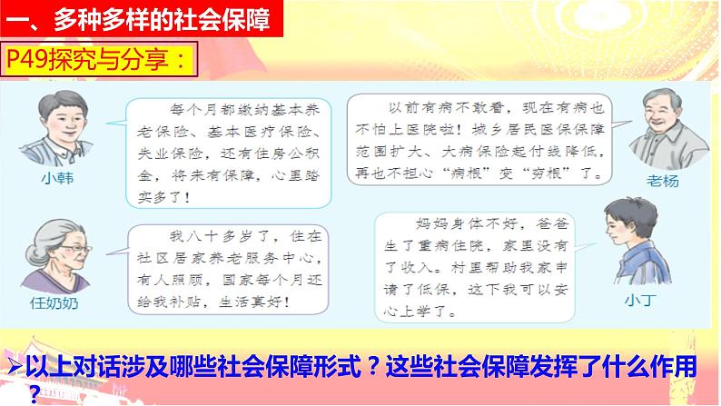 4.2 我国的社会保障 课件-2023-2024学年高中政治统编版必修二经济与社会06