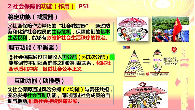 4.2 我国的社会保障 课件-2023-2024学年高中政治统编版必修二经济与社会08