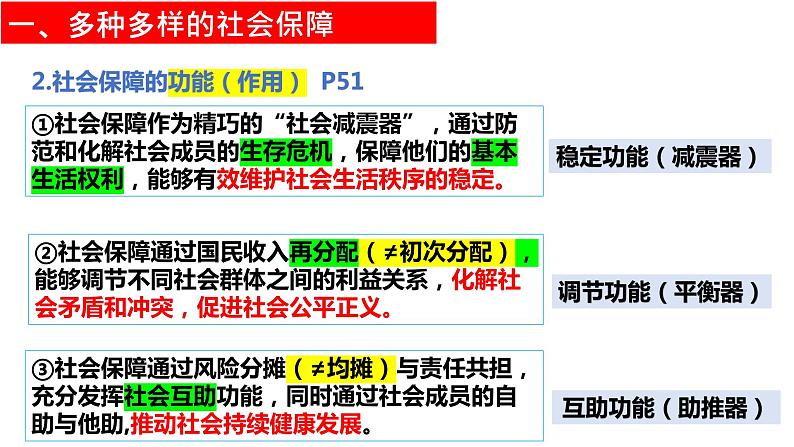 4.2我国的社会保障 课件-2023-2024学年高中政治统编版必修二经济与社会第4页