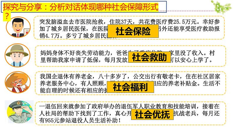 4.2我国的社会保障 课件-2023-2024学年高中政治统编版必修二经济与社会第5页