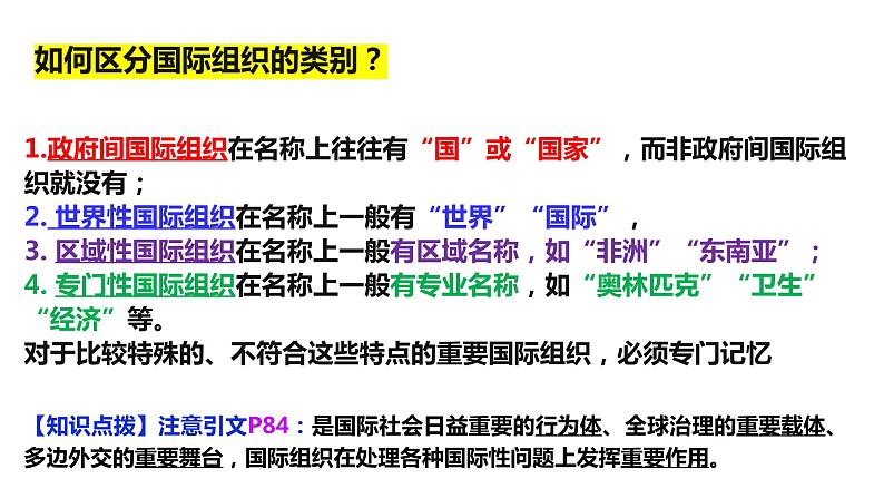 第八课 主要的国际组织 课件-2024届高考政治一轮复习统编版选择性必修一当代国际政治与经济08