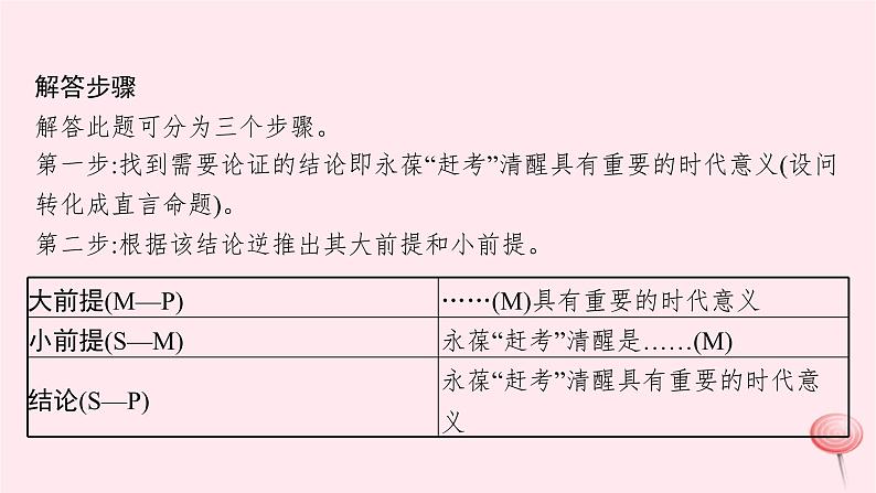 适用于新高考新教材2024版高考政治二轮复习高阶思维专项练1逻辑推理与论证课件第5页