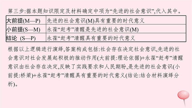 适用于新高考新教材2024版高考政治二轮复习高阶思维专项练1逻辑推理与论证课件第6页