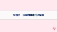 适用于新高考新教材2024版高考政治二轮复习专题2我国的基本经济制度课件