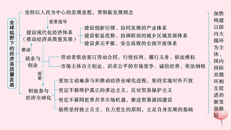 适用于新高考新教材2024版高考政治二轮复习专题3全球视野下的经济高质量发展课件04