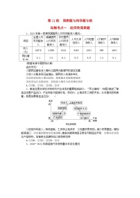 新教材2024届高考政治二轮专项分层特训卷第三部分查缺补漏50练第11练图表题与传导题专练