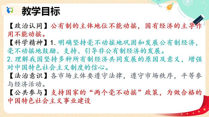 1.2  坚持“两个毫不动摇” 课件-2023-2024学年高中政治统编版必修二经济与社会第2页