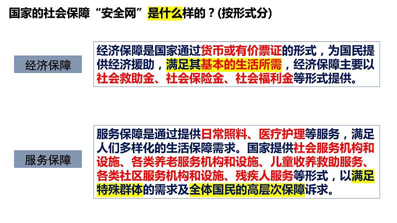 4.2我国的社会保障课件-2023-2024学年高中政治统编版必修二经济与社会 (2)第7页