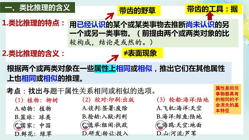 7.2类比推理及其方法高二政治同步备课精品课件（统编版选择性必修3）05