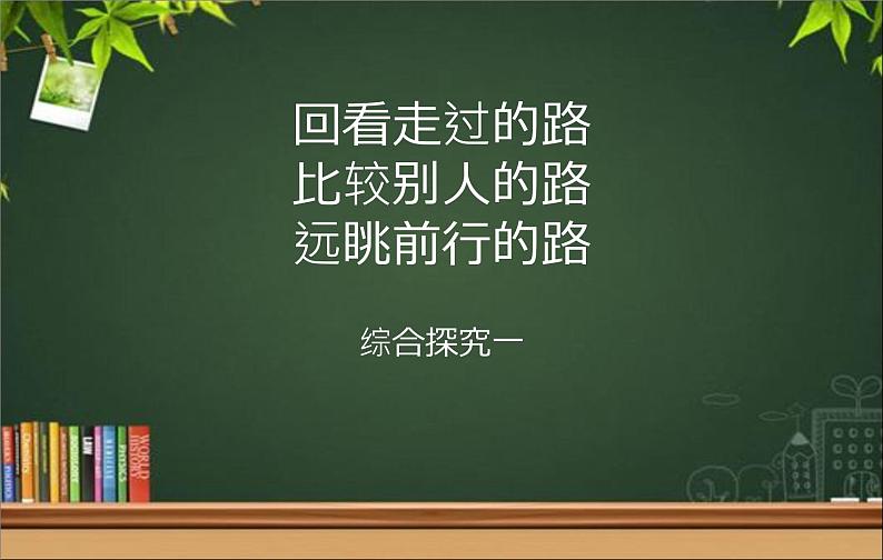 高中政治必修一《综合探究一 回看走过的路 比较别人的路 远眺前行的路名》ppt课件-新教材部编版01