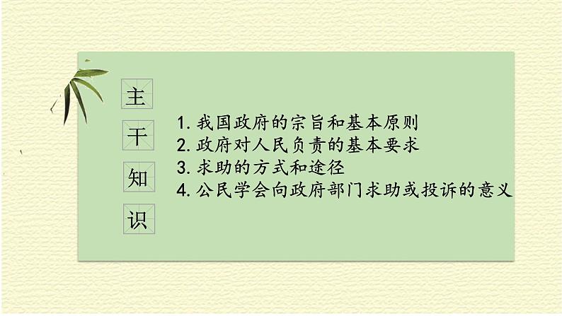 高一政治必修二第二单元第三课第二框《政府的责任：对人民负责》PPT课件-人教版02