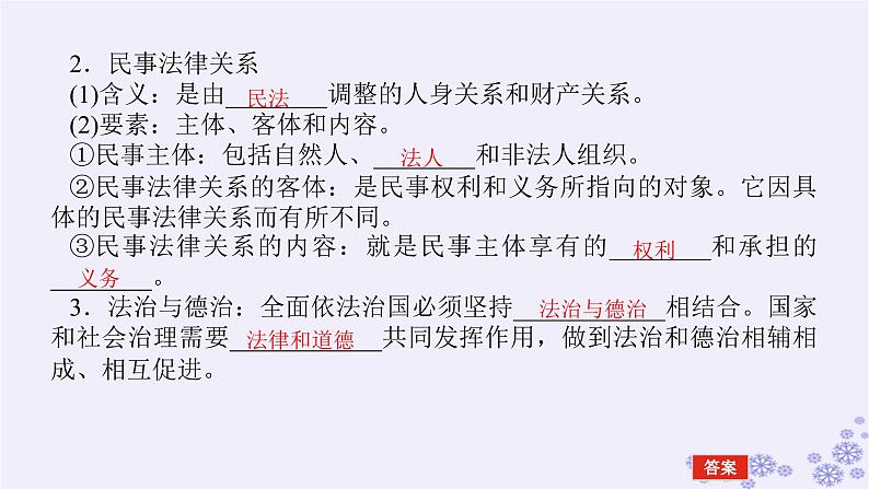 新教材2023版高中政治第一单元民事权利与义务第一课在生活中学民法用民法课时1认真对待民事权利与义务课件部编版选择性必修2第6页