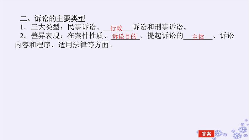 新教材2023版高中政治第四单元社会争议解决第九课纠纷的多元解决方式课时2解析三大诉讼课件部编版选择性必修2第6页