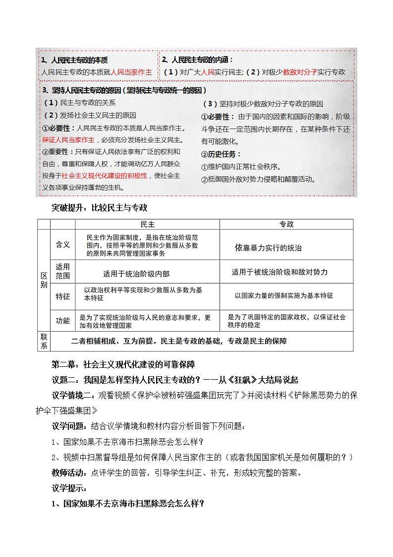 【名师新教材】4.2《坚持人民民主专政》课件+视频03