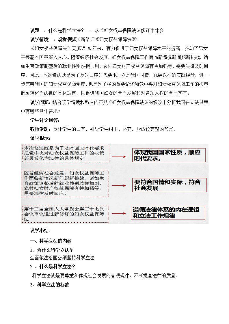 【名师新教材】9.1《科学立法》课件+视频02