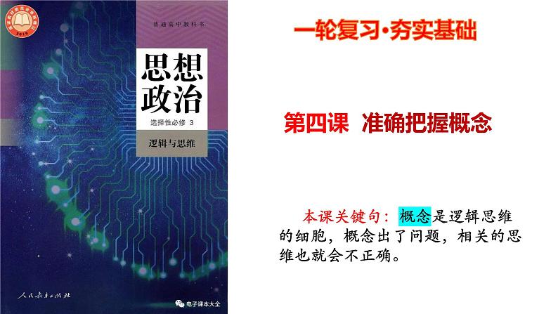 第四课 准确把握概念 课件-2024届高考政治一轮复习统编版选择性必修三逻辑与思维第5页