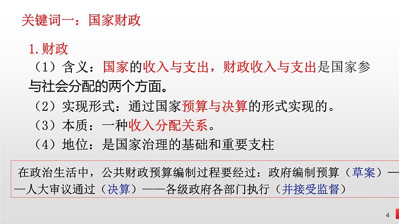 第八课  财政与税收-2024年高考政治一轮复习课件（人教版必修1）第4页