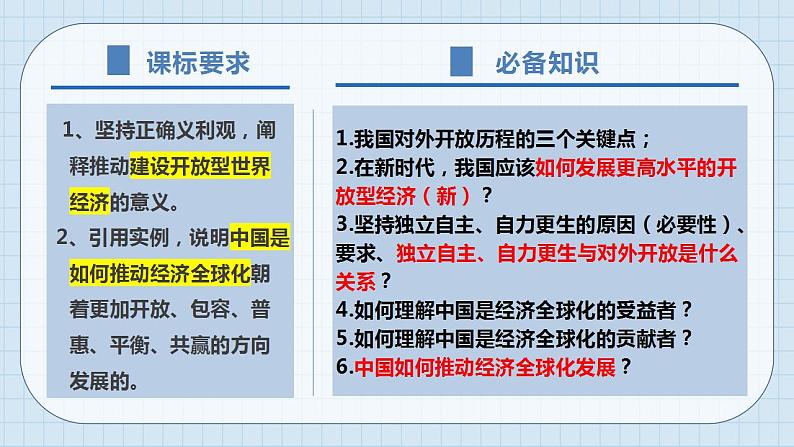 第七课 经济全球化与中国课件-2024届高考政治一轮复习统编版选择性必修一当代国际政治与经济第3页