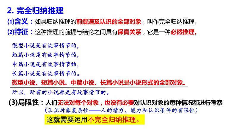 第七课学会归纳与类比推理课件-2024届高考政治一轮复习统编版选择性必修三逻辑与思维第7页